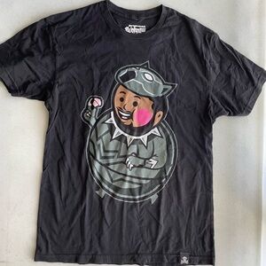 Johnny Cupcakes King Kitty Big Kid (Black Panther) T-Shirt Medium Black Panther